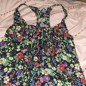 Floral tank top